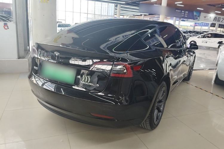 Used Tesla Model 3 2021 Revised Version Standard Range Rear-Wheel Drive Upgraded Edition 3D1 Rear Right 45 Deg