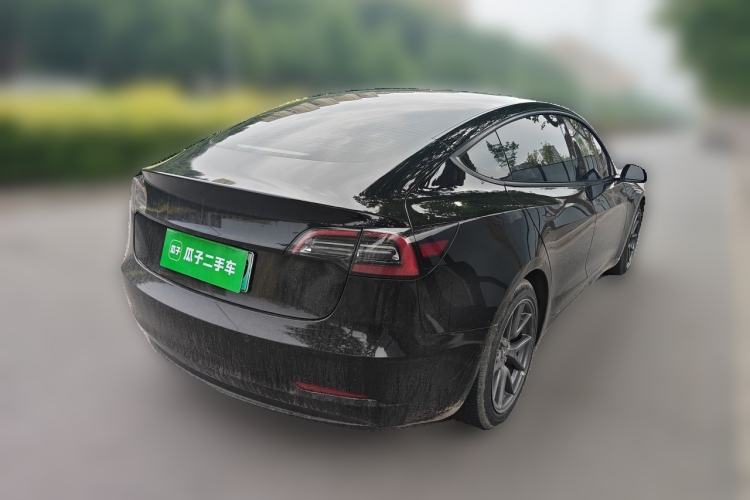 Used Tesla Model 3 2021 Standard Range Rear-Wheel Drive Upgraded Version 3D6 Rear Right 45 Deg