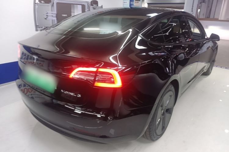 Used Tesla Model 3 2021 Standard Range Rear-Drive Upgraded Version Rear Right 45 Deg