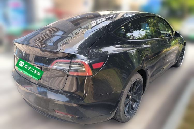 Used Tesla Model 3 2021 Standard Range Rear-Wheel Drive Upgraded Version 3D6 Rear Right 45 Deg