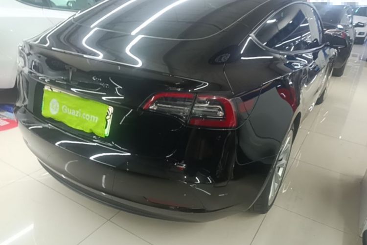Used Tesla Model 3 2021 Standard Range Rear-Drive Upgraded Version Rear Right 45 Deg