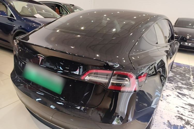 Used Tesla Model 3 2021 Standard Range Rear-Drive Upgraded Version Rear Right 45 Deg