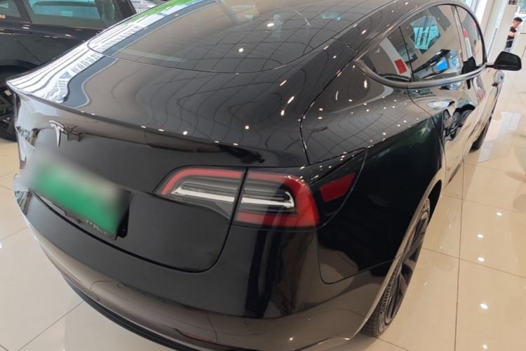 Used Tesla Model 3 2021 Standard Range Rear-Drive Upgraded Version Rear Right 45 Deg