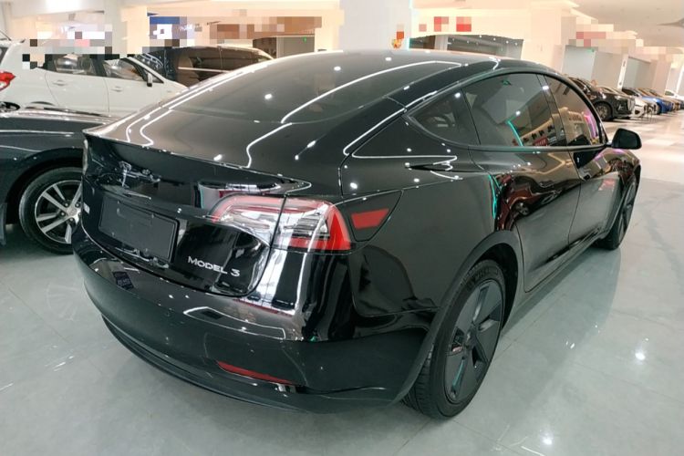 Used Tesla Model 3 2021 Revised Version Standard Range Rear-Wheel Drive Upgraded Edition 3D1 Rear Right 45 Deg