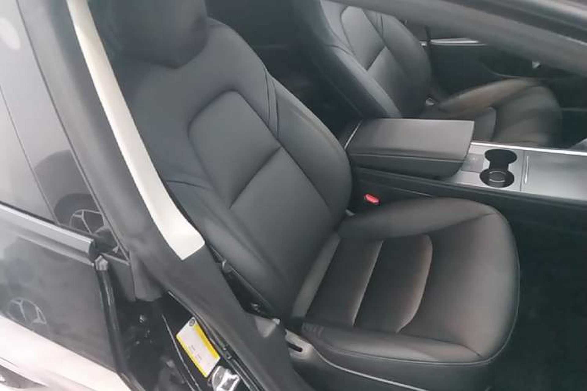 Used Tesla Model 3 2021 Standard Range Rear-Wheel Drive Upgraded Version 3D6 Right Front Seat