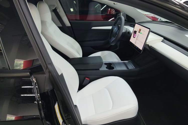 Used Tesla Model 3 2021 Performance High-Performance All-Wheel-Drive Version 3D6 Right Front Seat