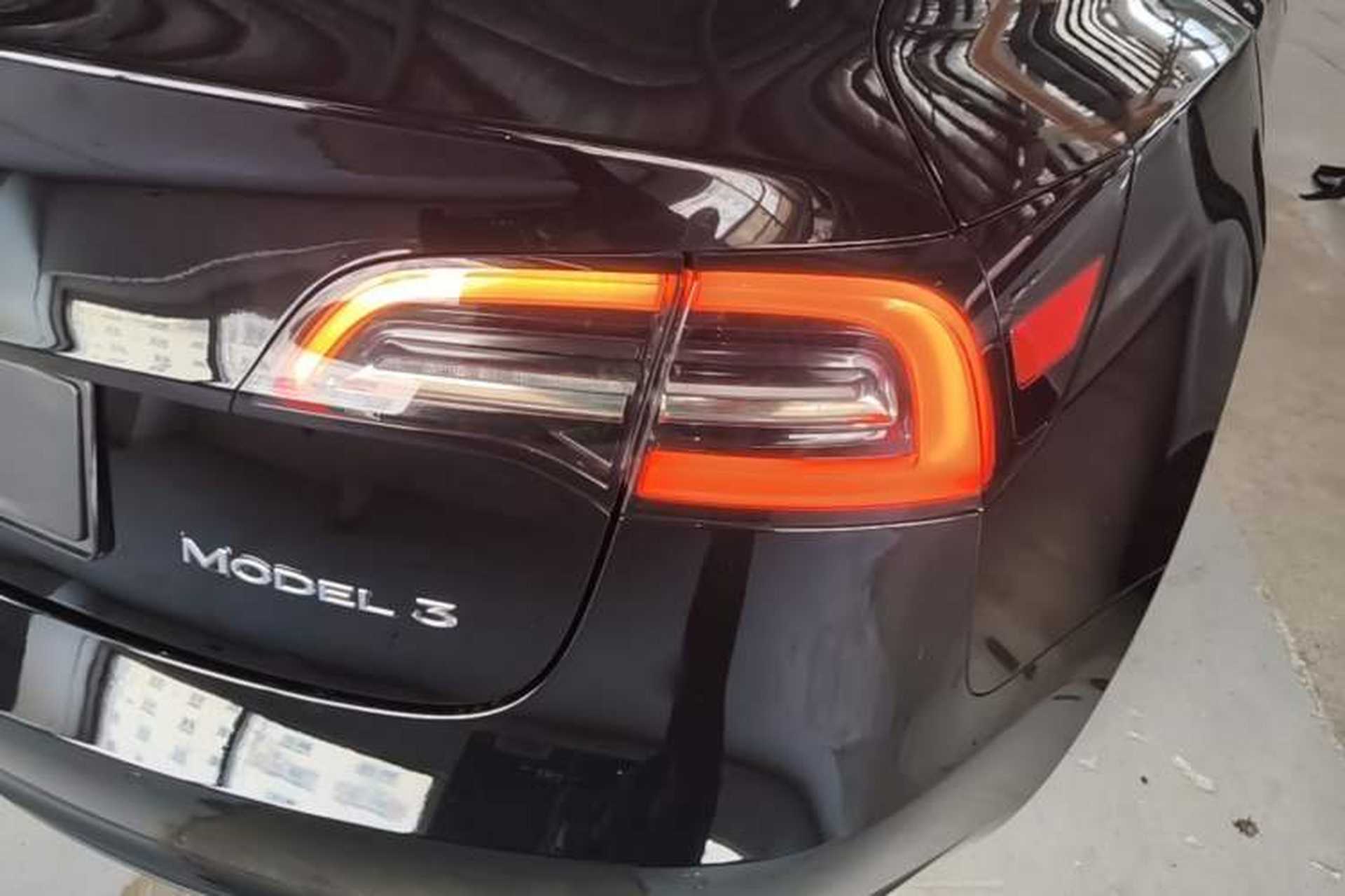 Used Tesla Model 3 2021 Revised Version Standard Range Rear-Wheel Drive Upgraded Edition 3D1 Right Rear Taillight