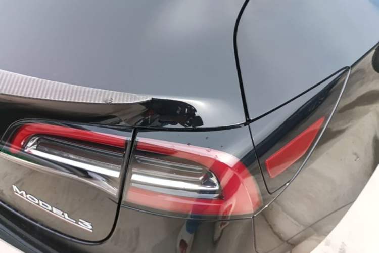 Used Tesla Model 3 2021 Performance High-Performance All-Wheel-Drive Version Right Rear Taillight