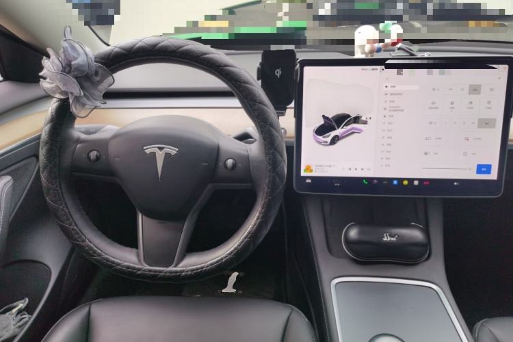 Used Tesla Model 3 2021 Revised Version Standard Range Rear-Wheel Drive Upgraded Edition 3D1 Steering Wheel