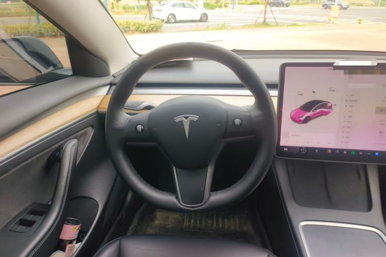 Used Tesla Model 3 2021 Revised Version Standard Range Rear-Wheel Drive Upgraded Edition 3D1 Steering Wheel