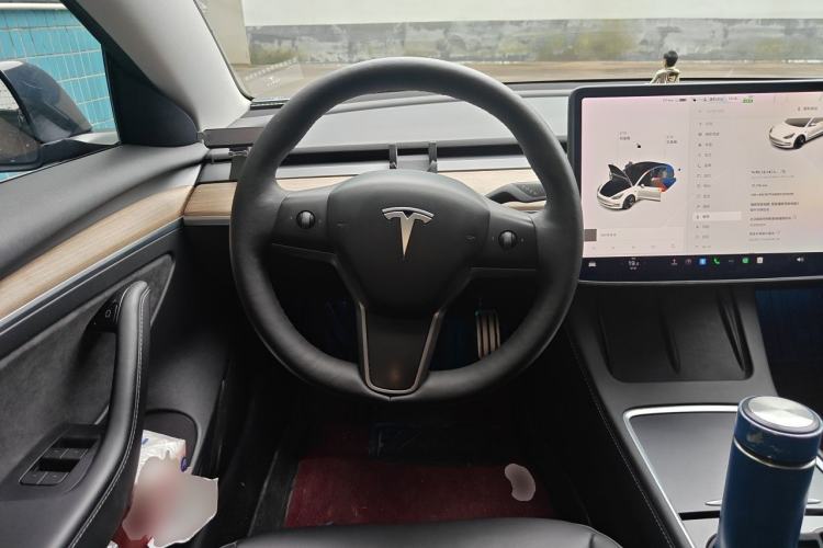 Used Tesla Model 3 2021 Revised Version Standard Range Rear-Wheel Drive Upgraded Edition 3D1 Steering Wheel