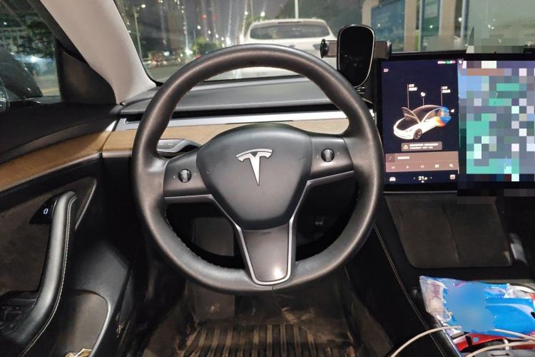 Used Tesla Model 3 2021 Standard Range Rear-Drive Upgraded Version Steering Wheel