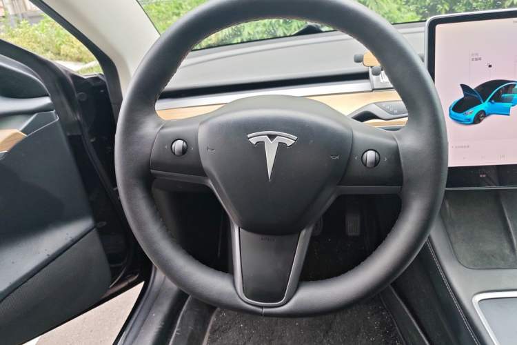 Used Tesla Model 3 2021 Standard Range Rear-Wheel Drive Upgraded Version 3D6 Steering Wheel