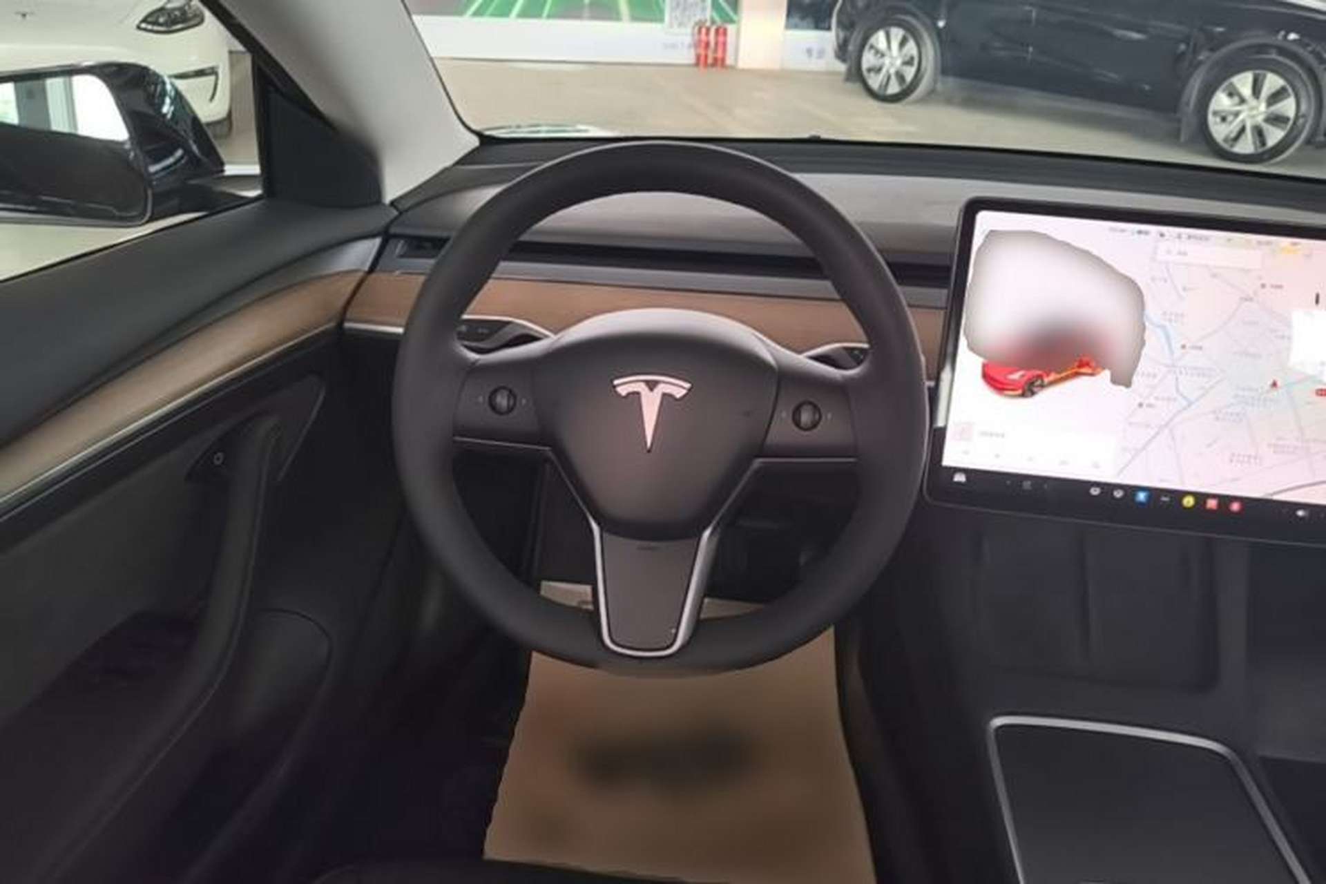 Used Tesla Model 3 2021 Revised Version Standard Range Rear-Wheel Drive Upgraded Edition 3D1 Steering Wheel