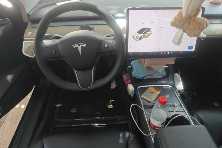 Used Tesla Model 3 2021 Standard Range Rear-Wheel Drive Upgraded Version 3D6 Steering Wheel