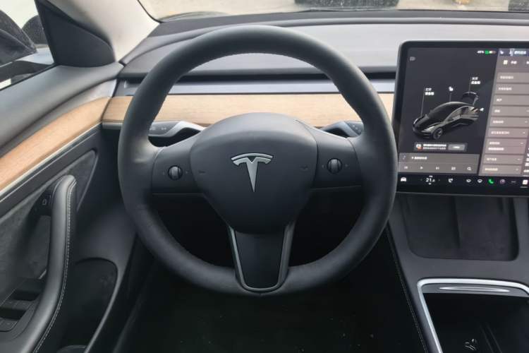 Used Tesla Model 3 2021 Standard Range Rear-Drive Upgraded Version Steering Wheel