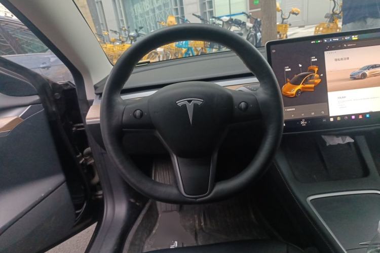 Used Tesla Model 3 2021 Revised Version Standard Range Rear-Wheel Drive Upgraded Edition 3D1 Steering Wheel