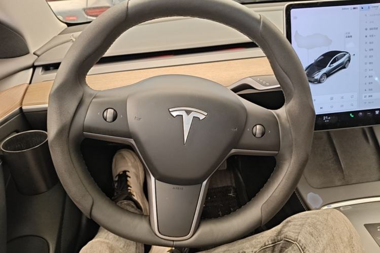 Used Tesla Model 3 2021 Standard Range Rear-Wheel Drive Upgraded Version 3D6 Steering Wheel
