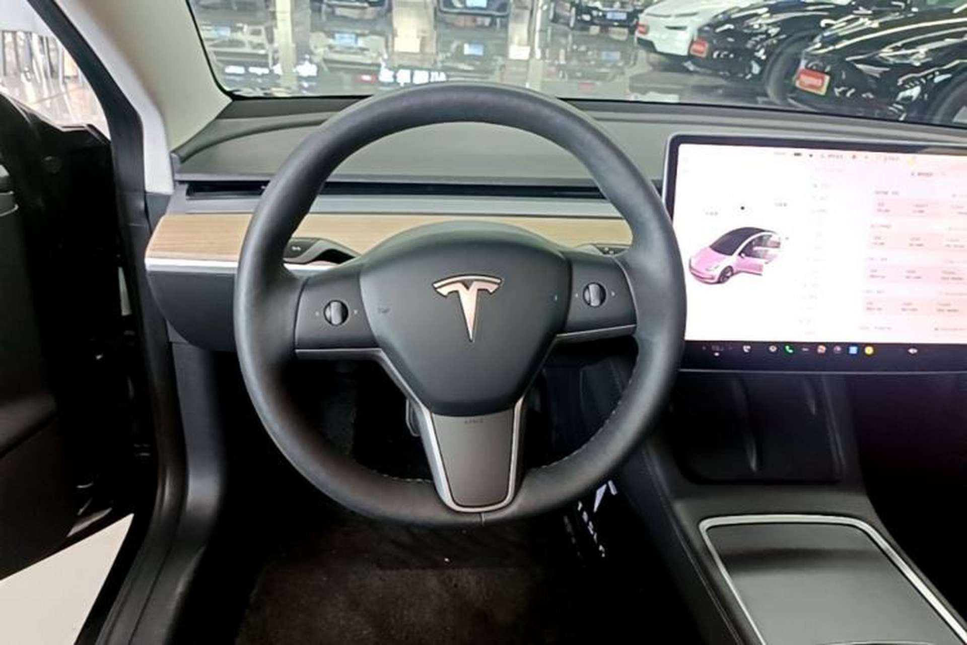 Used Tesla Model 3 2021 Revised Version Standard Range Rear-Wheel Drive Upgraded Edition 3D1 Steering Wheel