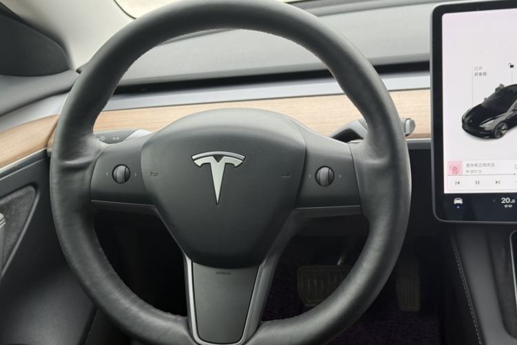 Used Tesla Model 3 2021 Revised Version Standard Range Rear-Wheel Drive Upgraded Edition 3D1 Steering Wheel