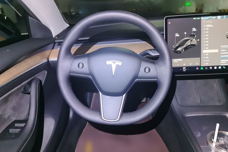 Used Tesla Model 3 2021 Standard Range Rear-Wheel Drive Upgraded Version 3D6 Steering Wheel