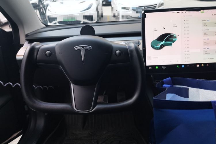 Used Tesla Model 3 2021 Standard Range Rear-Wheel Drive Upgraded Version 3D6 Steering Wheel