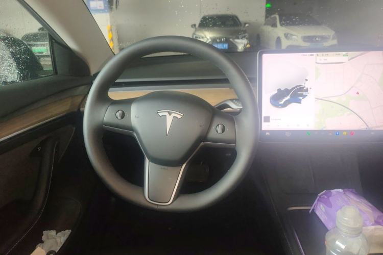 Used Tesla Model 3 2021 Standard Range Rear-Wheel Drive Upgraded Version 3D6 Steering Wheel