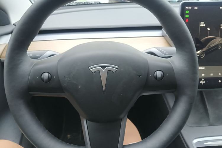 Used Tesla Model 3 2021 Performance High-Performance All-Wheel-Drive Version Steering Wheel