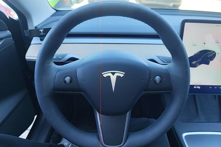 Used Tesla Model 3 2021 Performance High-Performance All-Wheel-Drive Version Steering Wheel