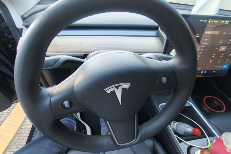 Used Tesla Model 3 2021 Performance High-Performance All-Wheel-Drive Version Steering Wheel
