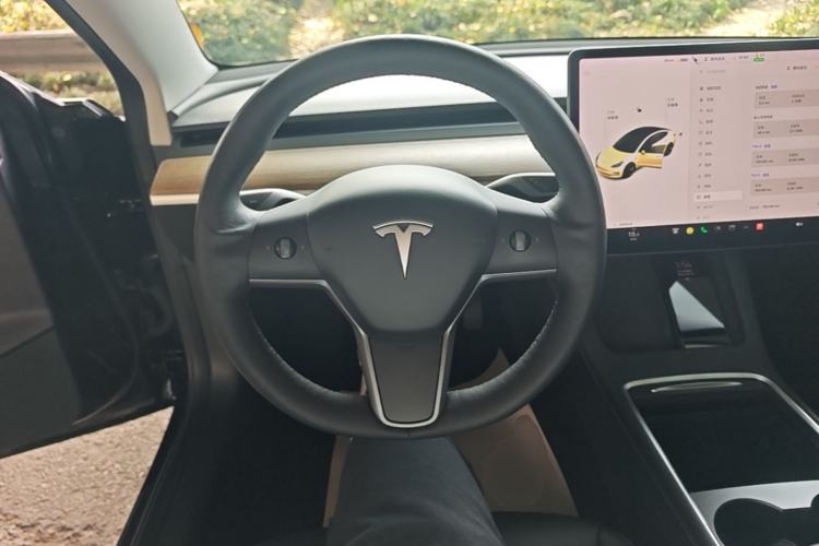 Used Tesla Model 3 2021 Revised Version Standard Range Rear-Wheel Drive Upgraded Edition 3D1 Steering Wheel
