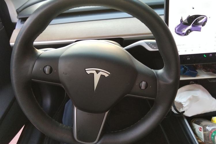 Used Tesla Model 3 2021 Revised Version Standard Range Rear-Wheel Drive Upgraded Edition 3D1 Steering Wheel