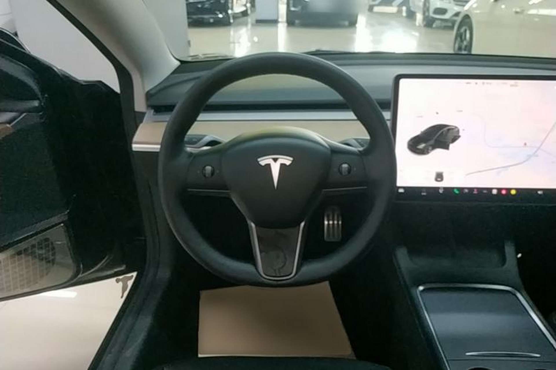 Used Tesla Model 3 2021 Standard Range Rear-Wheel Drive Upgraded Version 3D6 Steering Wheel