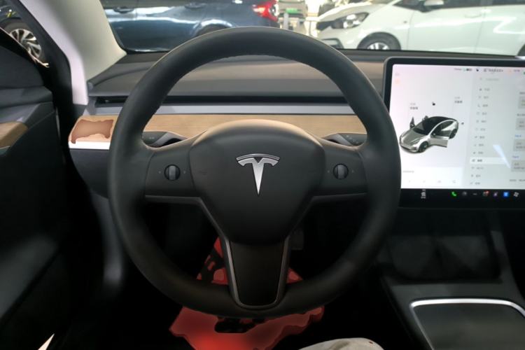 Used Tesla Model 3 2021 Standard Range Rear-Wheel Drive Upgraded Version 3D6 Steering Wheel