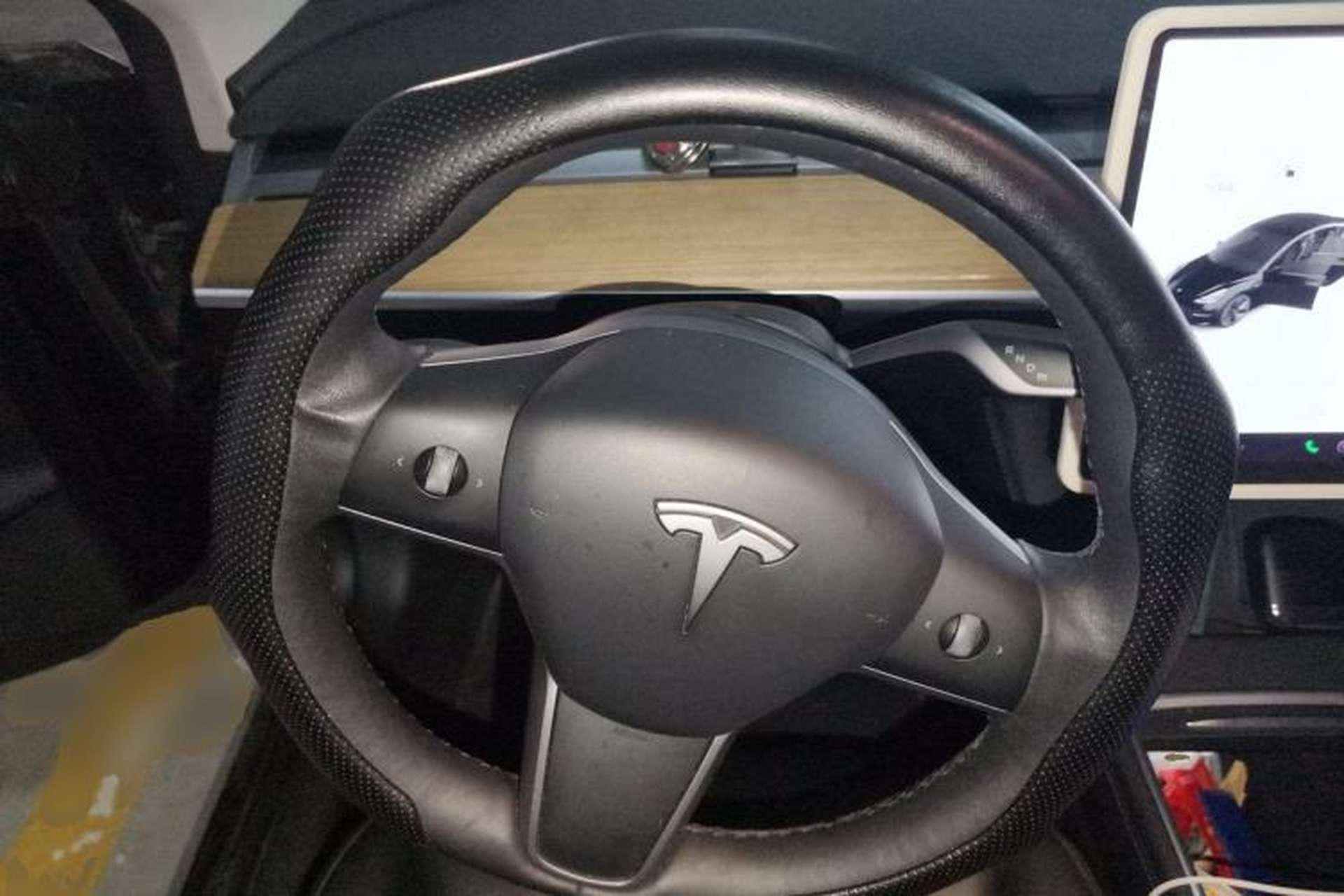 Used Tesla Model 3 2021 Revised Version Standard Range Rear-Wheel Drive Upgraded Edition 3D1 Steering Wheel