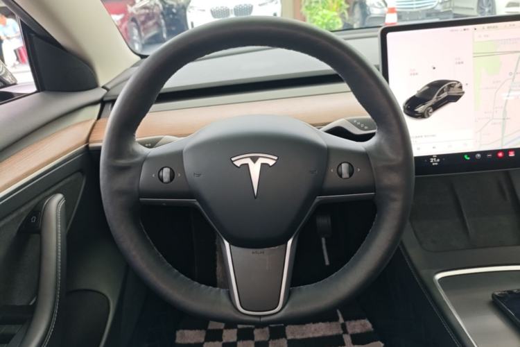 Used Tesla Model 3 2021 Revised Version Standard Range Rear-Wheel Drive Upgraded Edition 3D1 Steering Wheel
