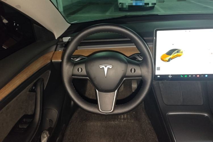 Used Tesla Model 3 2021 Revised Version Standard Range Rear-Wheel Drive Upgraded Edition 3D1 Steering Wheel