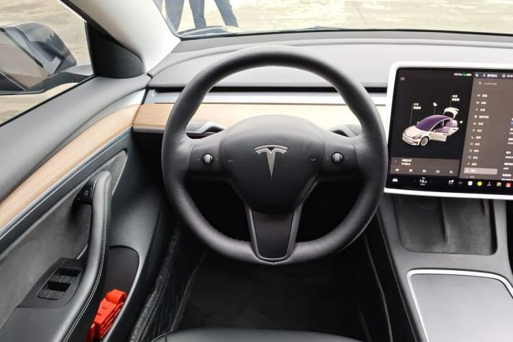 Used Tesla Model 3 2021 Revised Version Standard Range Rear-Wheel Drive Upgraded Edition 3D1 Steering Wheel