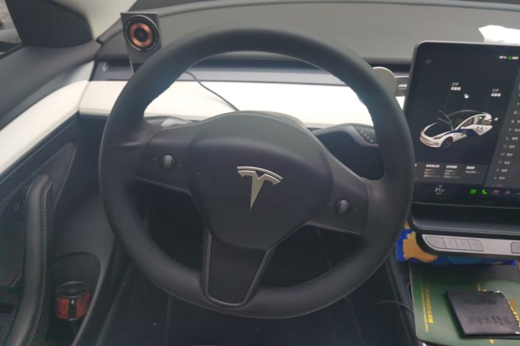 Used Tesla Model 3 2021 Performance High-Performance All-Wheel-Drive Version 3D6 Steering Wheel