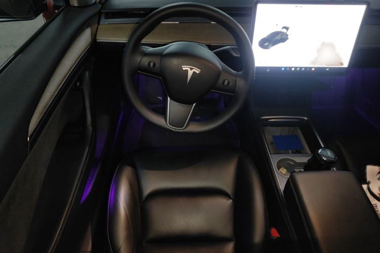 Used Tesla Model 3 2021 Performance High-Performance All-Wheel-Drive Version Steering Wheel