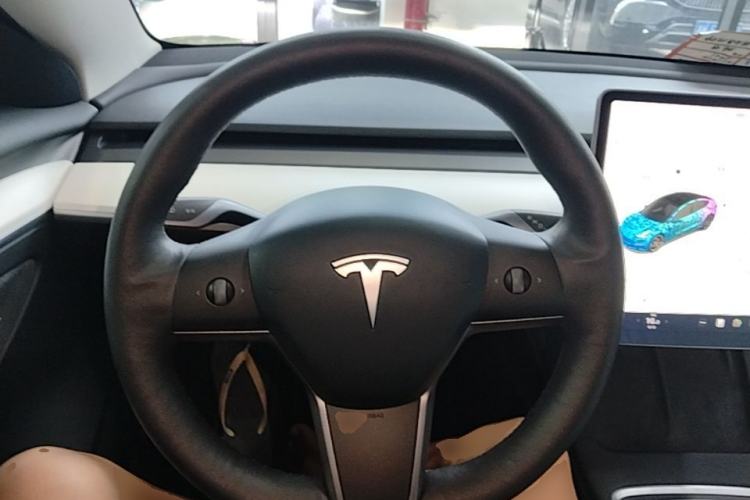 Used Tesla Model 3 2021 Performance High-Performance All-Wheel-Drive Version 3D6 Steering Wheel