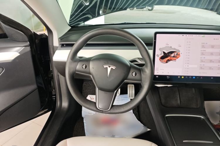 Used Tesla Model 3 2021 Performance High-Performance All-Wheel-Drive Version 3D6 Steering Wheel