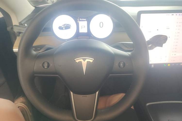 Used Tesla Model 3 2021 Standard Range Rear-Drive Upgraded Version Steering Wheel