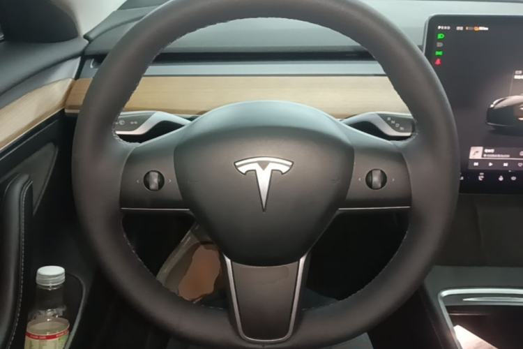 Used Tesla Model 3 2021 Revised Version II – Performance High-Performance All-Wheel-Drive Edition Steering Wheel