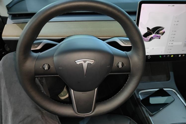 Used Tesla Model 3 2021 Standard Range Rear-Wheel Drive Upgraded Version 3D6 Steering Wheel