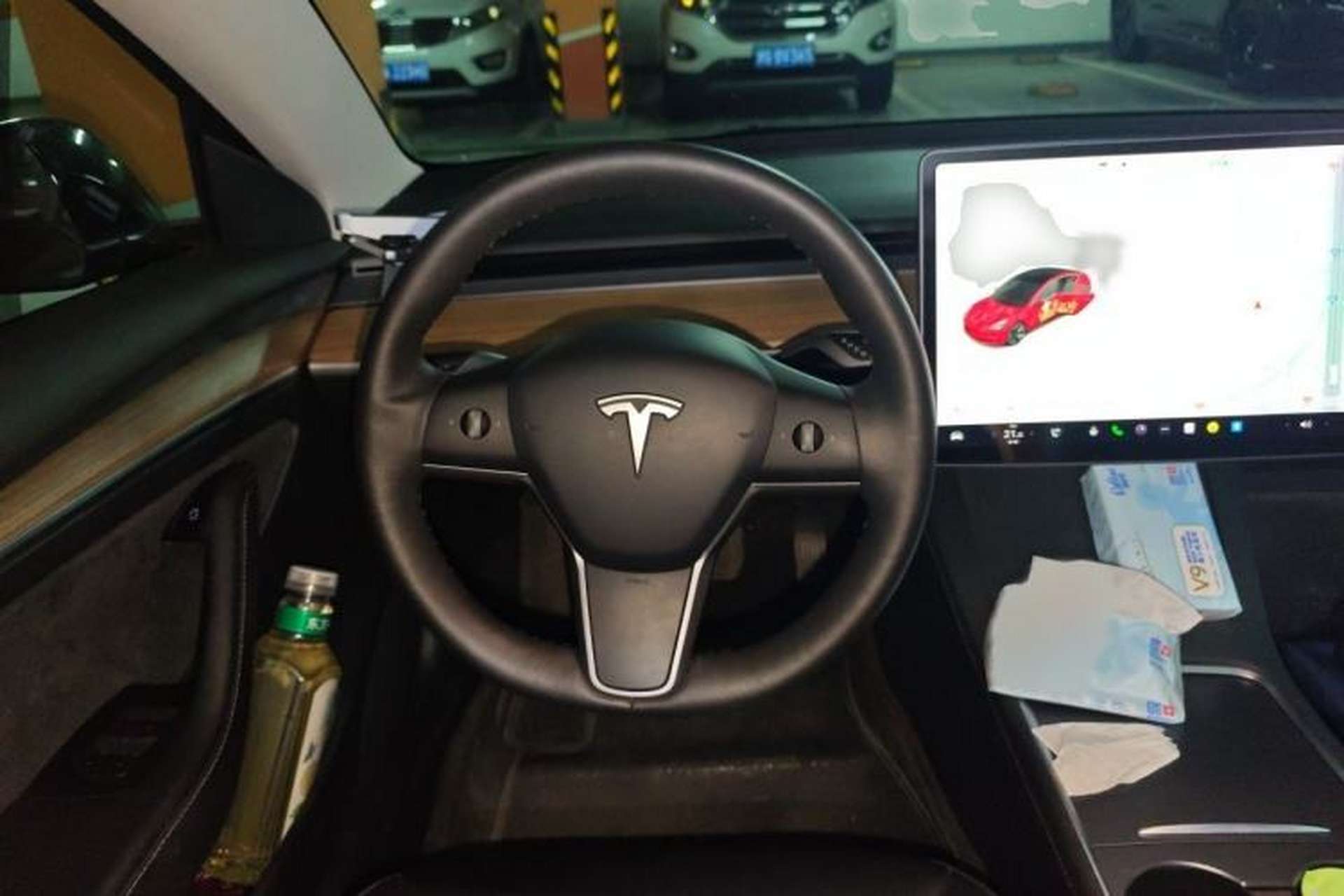 Used Tesla Model 3 2021 Revised Version Standard Range Rear-Wheel Drive Upgraded Edition 3D1 Steering Wheel