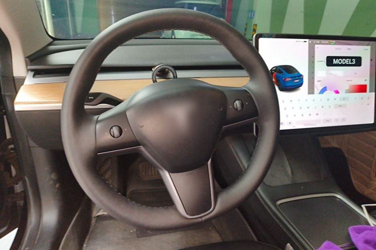 Used Tesla Model 3 2021 Revised Version Standard Range Rear-Wheel Drive Upgraded Edition 3D1 Steering Wheel