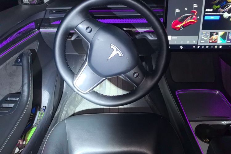 Used Tesla Model 3 2021 Performance High-Performance All-Wheel-Drive Version Steering Wheel
