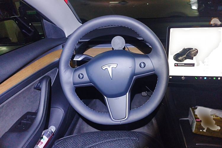 Used Tesla Model 3 2021 Standard Range Rear-Wheel Drive Upgraded Version 3D6 Steering Wheel