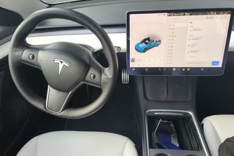 Used Tesla Model 3 2021 Performance High-Performance All-Wheel-Drive Version 3D6 Steering Wheel